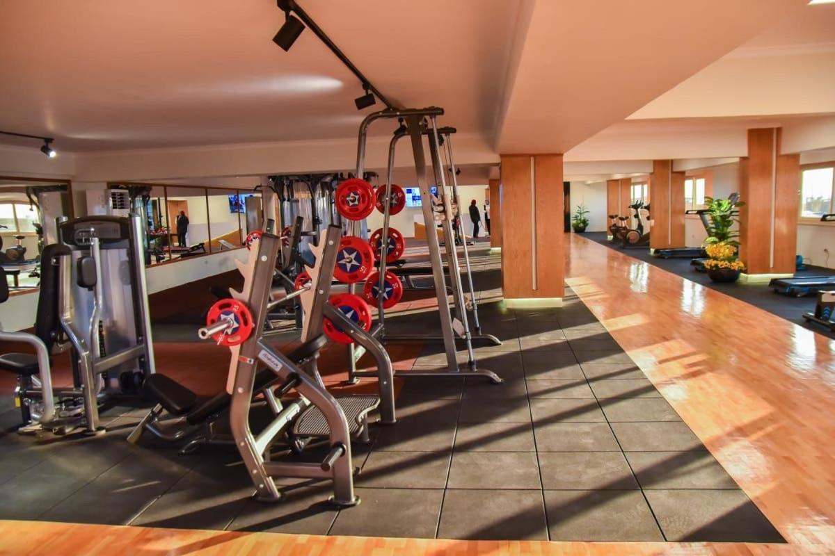 Fleet Club Mahrousa Alexandria Kültér fotó The gym at the hotel